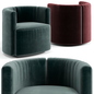 Velvet Modern Chair singlesofa