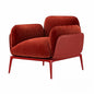 Red Velvet Modern singlesofa