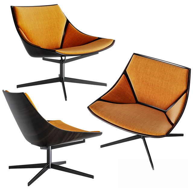 Modern Orange Chair singlesofa