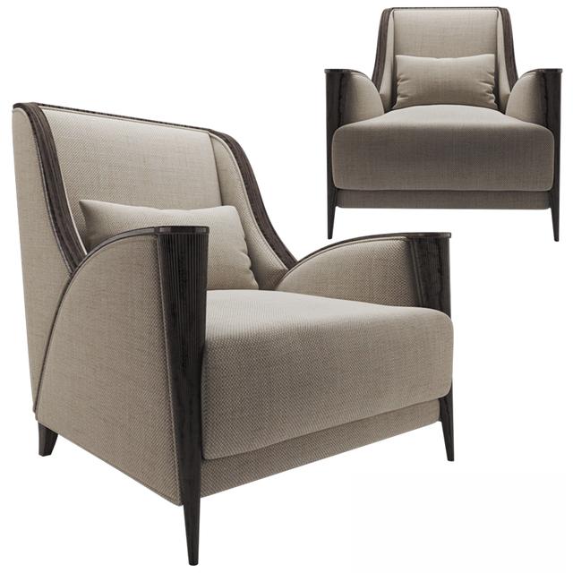 Modern Chair Dark Trim singlesofa