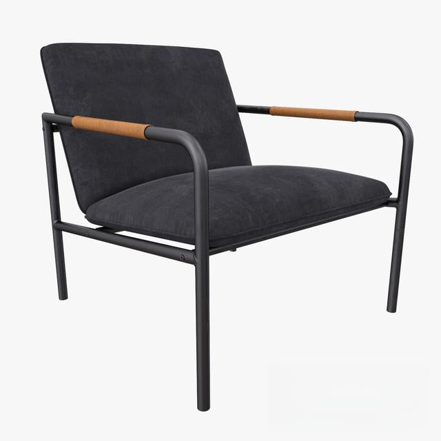 Black Metal Chair singlesofa