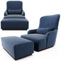 Blue Modern Chair singlesofa
