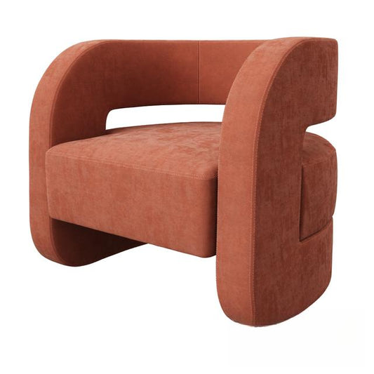 Orange Modern Chair singlesofa