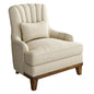 Beige Tufted Armchair singlesofa
