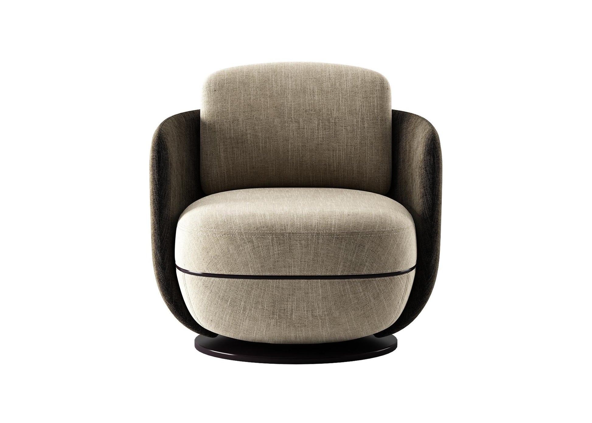 Modern Round Armchair singlesofa