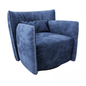Blue Velvet Chair singlesofa