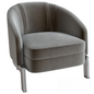 Grey Modern Chair singlesofa