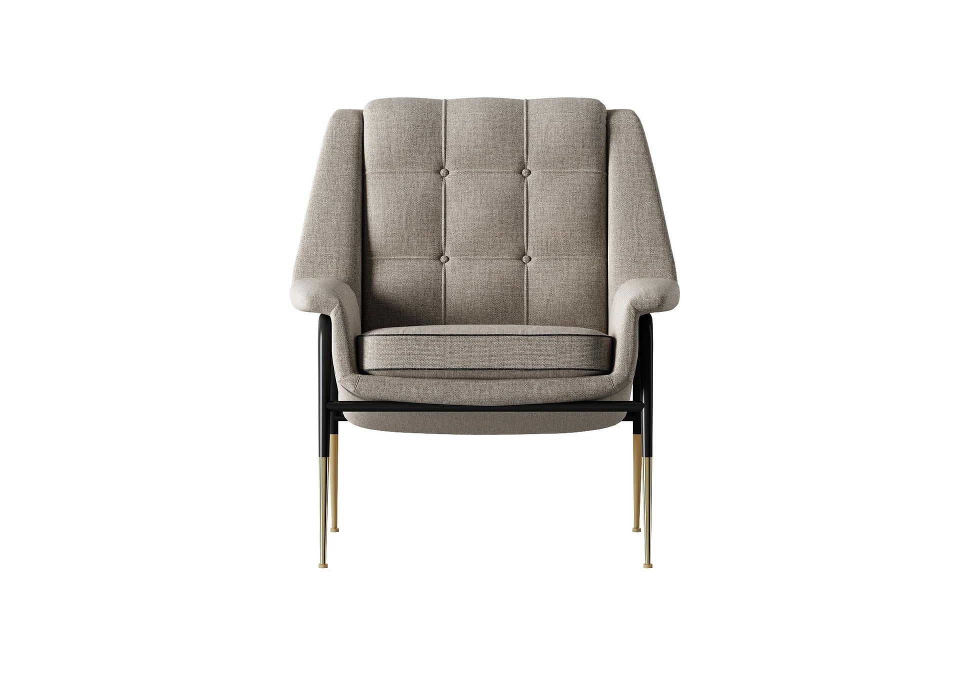 Velvet Upholstered Modern singlesofa