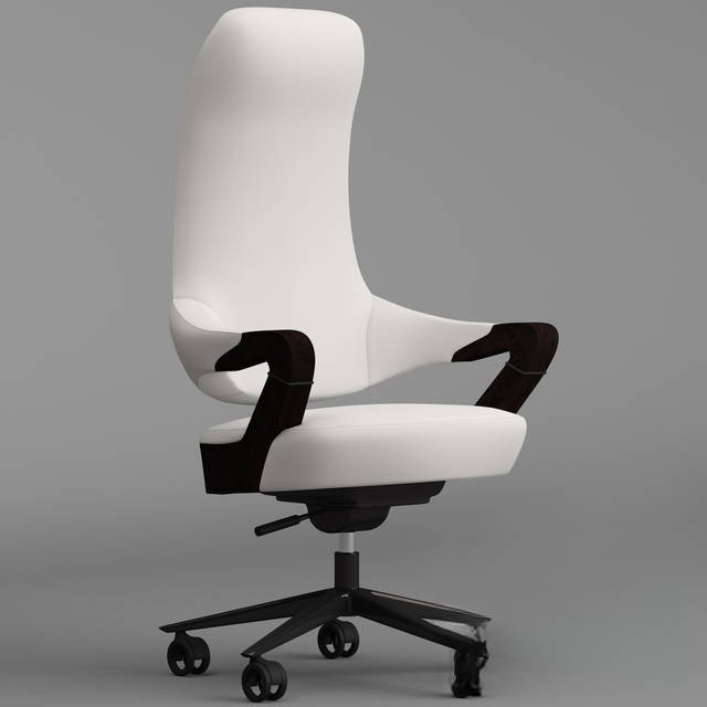White Modern Office Chair singlesofa