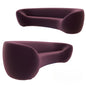 Purple Curved Sofa singlesofa
