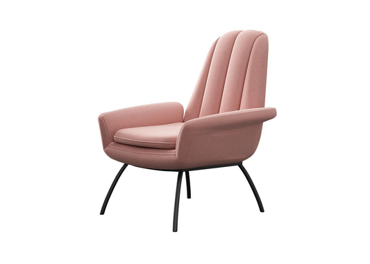 Pink Modern Chair singlesofa