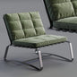 Green Metal Modern singlesofa