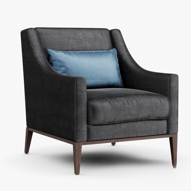Modern Dark Grey Chair singlesofa