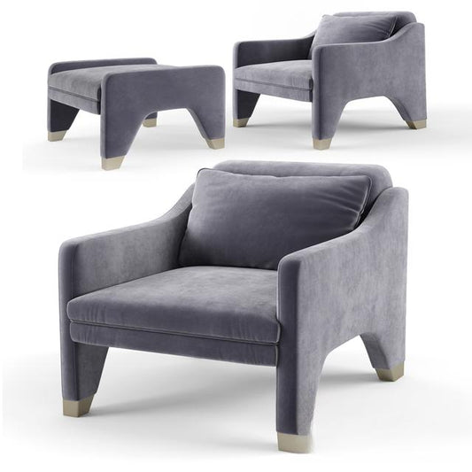 Grey Modern Chair singlesofa