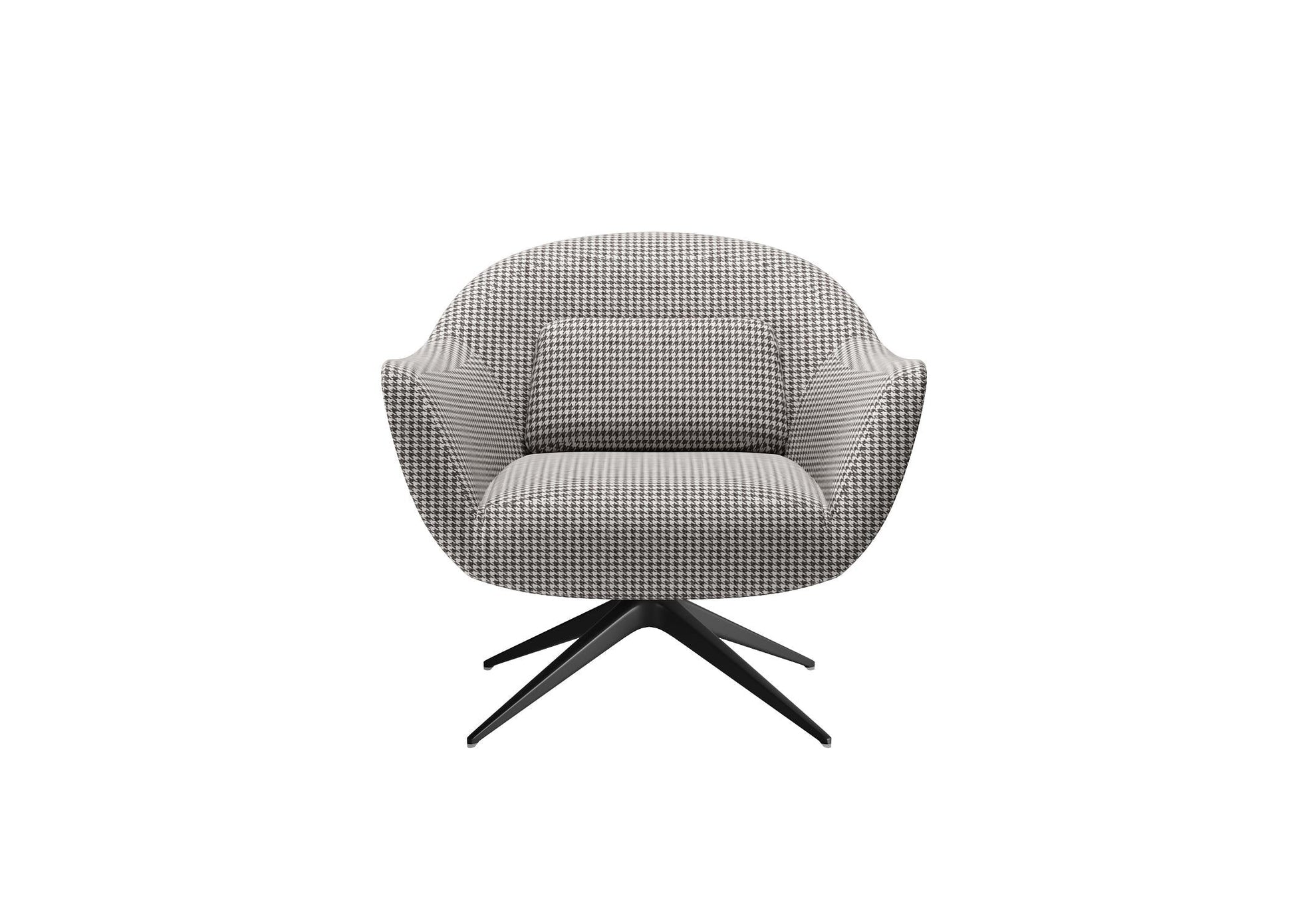 Grey Curved Chair singlesofa