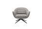Grey Curved Chair singlesofa