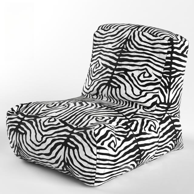 ZebraPatternModern singlesofa