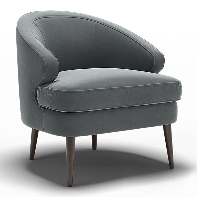 Grey Modern Chair singlesofa