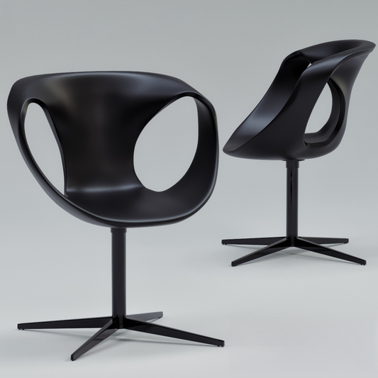 Modern Black Chair singlesofa