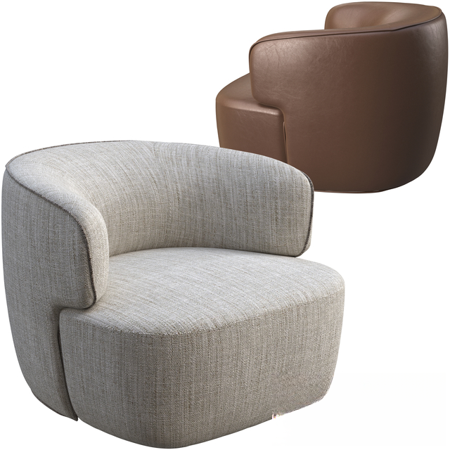 Modern Curved Chair singlesofa