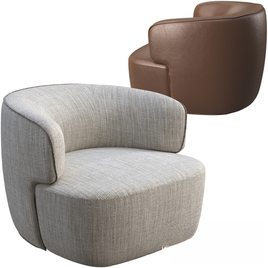 Modern Curved Chair singlesofa
