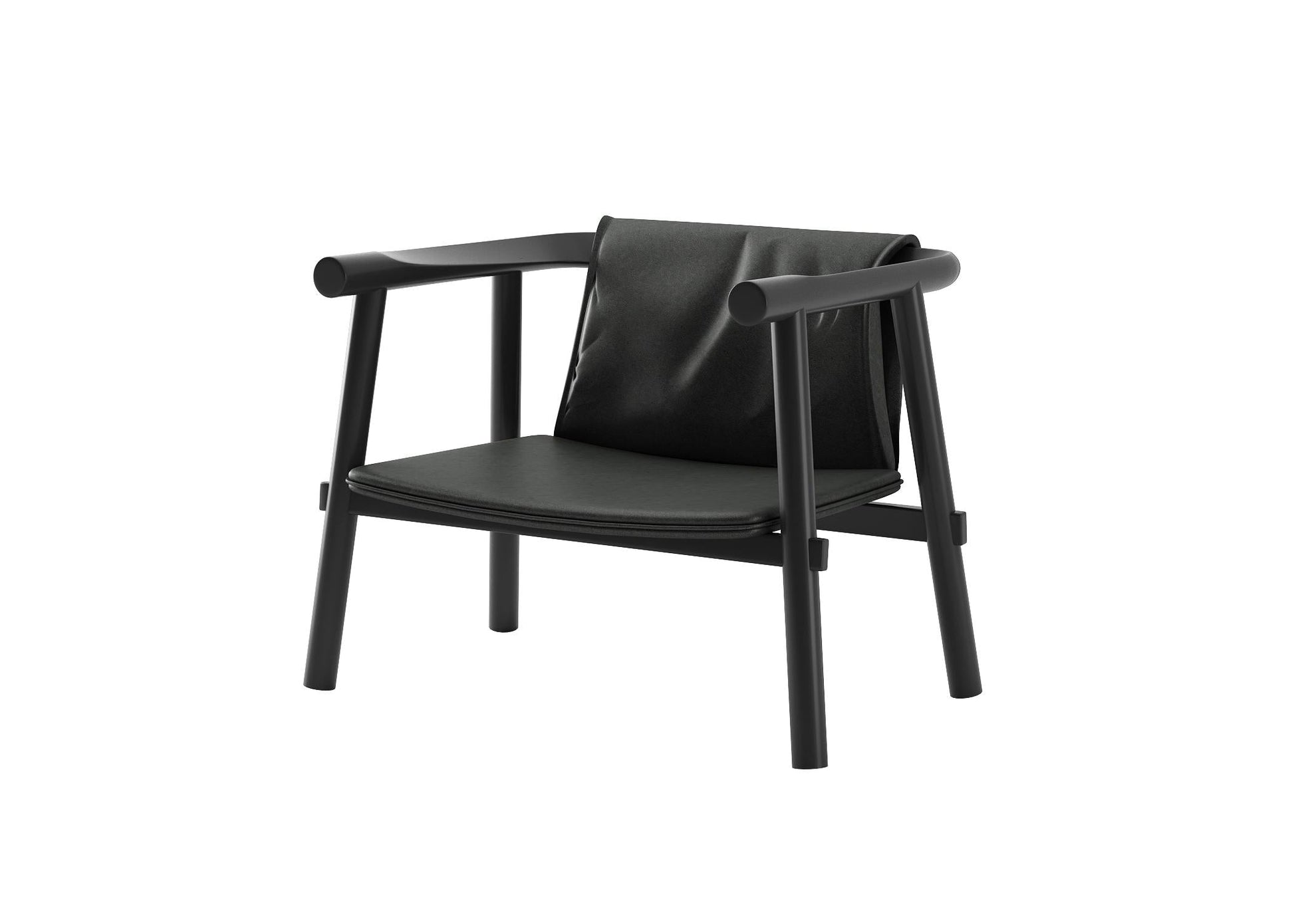 Black Minimalist Chair singlesofa