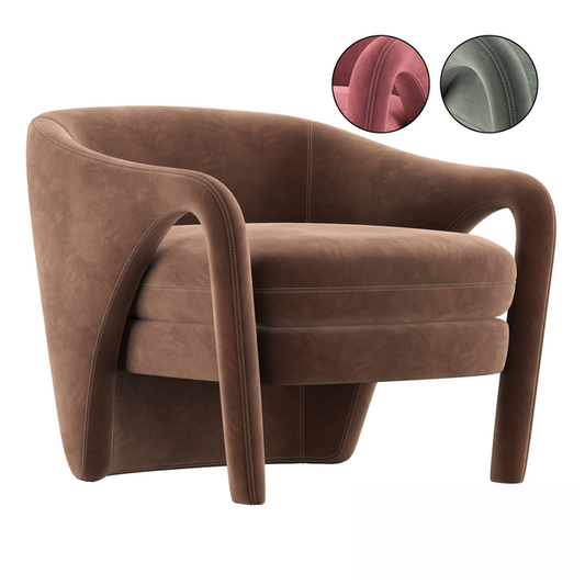 Brown Modern Chair singlesofa