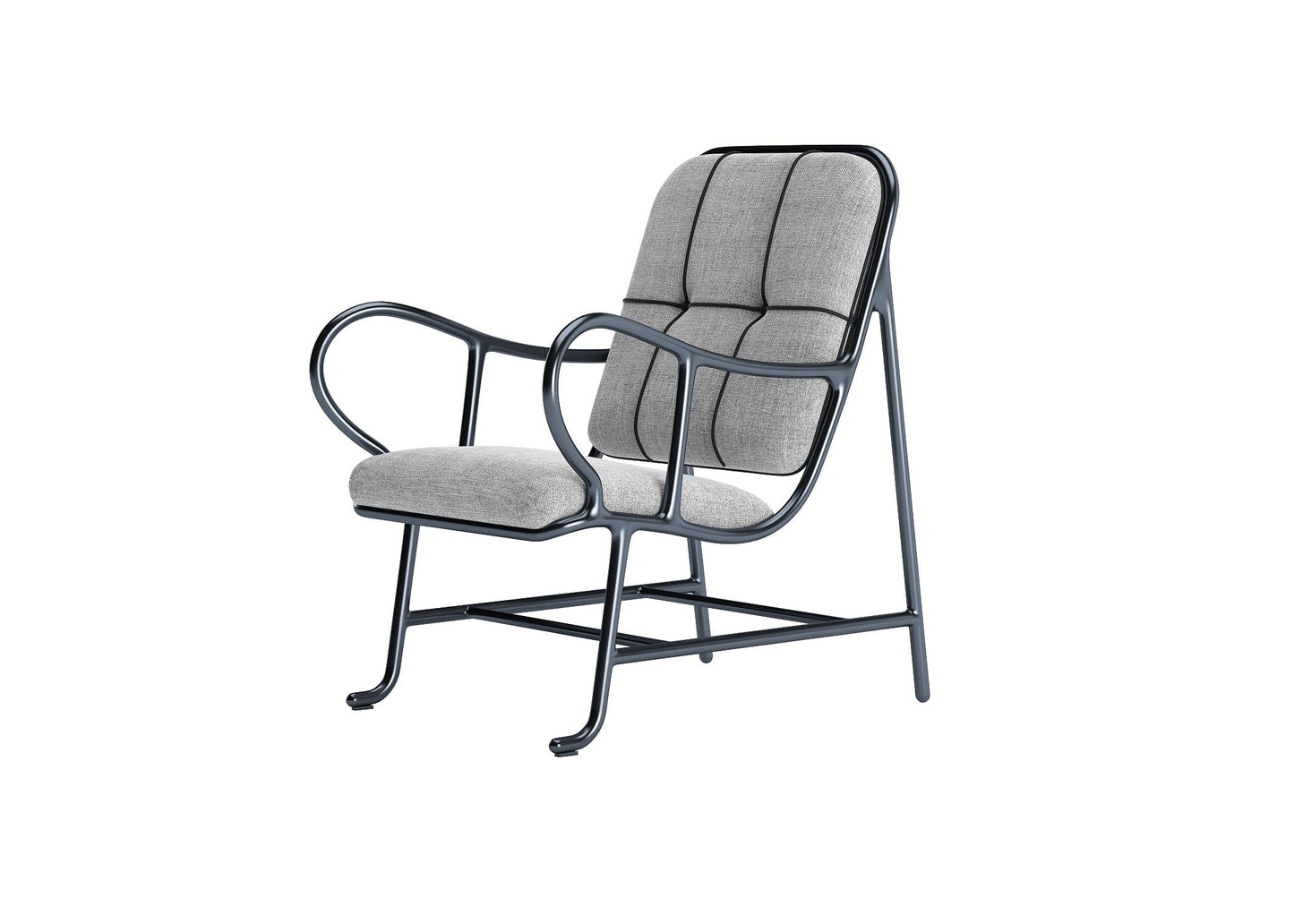 Modern Metal Chair singlesofa