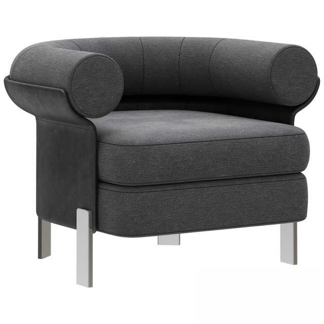 Grey Modern Armchair singlesofa