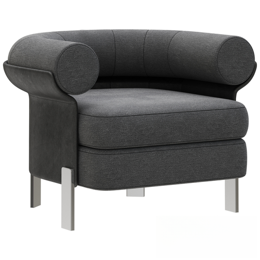 Grey Modern Armchair singlesofa