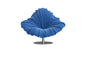 Blue Curved Modern singlesofa