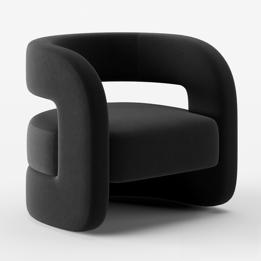 Modern Black Chair singlesofa