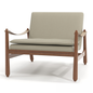 Modern Wooden Chair singlesofa