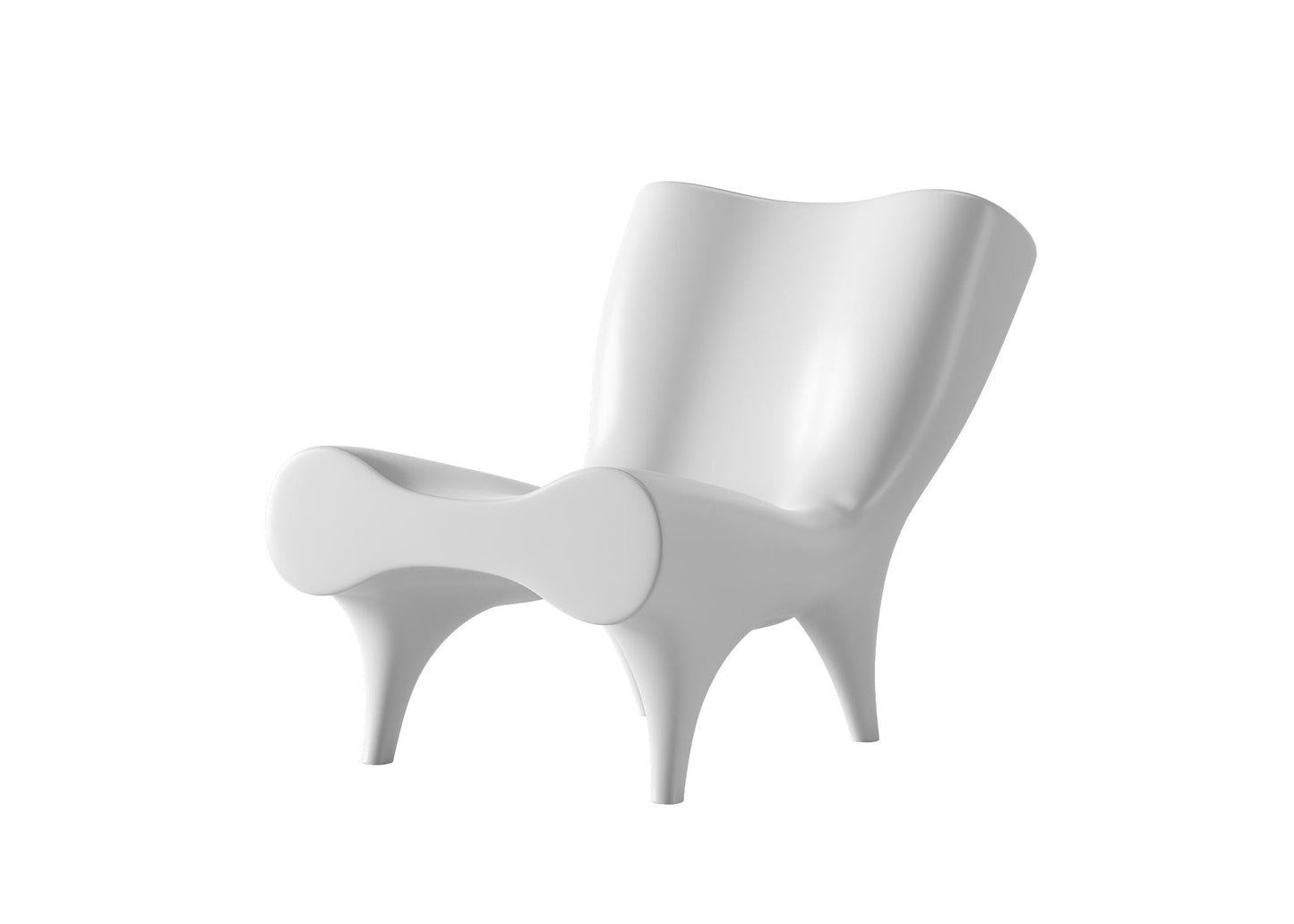 White Modern Chair singlesofa