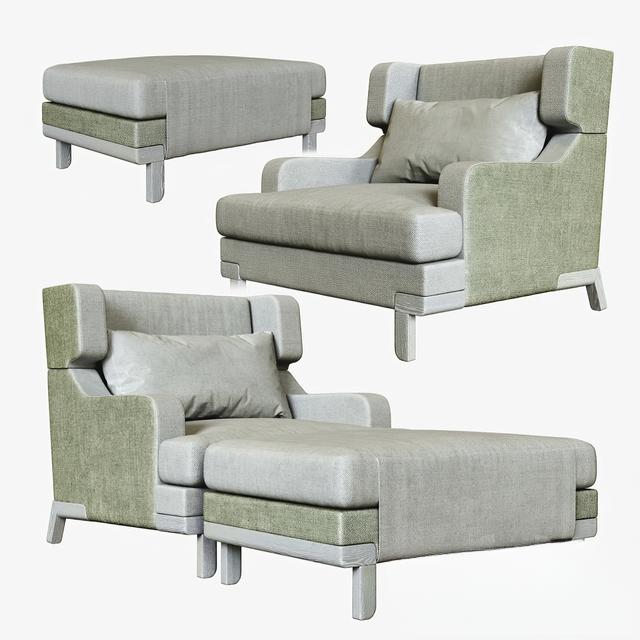 Modern Grey Upholstered singlesofa
