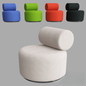 Round Modern Colorful singlesofa