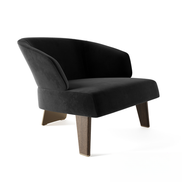 Modern Black Chair singlesofa