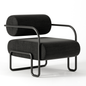 Modern Black Armchair singlesofa