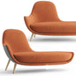 Orange Modern Lounge singlesofa