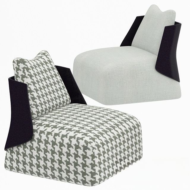 Modern Geometric Armchair singlesofa