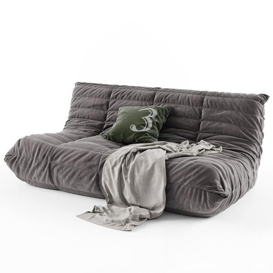 Grey Modern Bed singlesofa