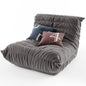 Grey Puff Bed singlesofa