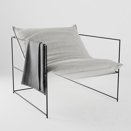 Modern Metal Chair singlesofa