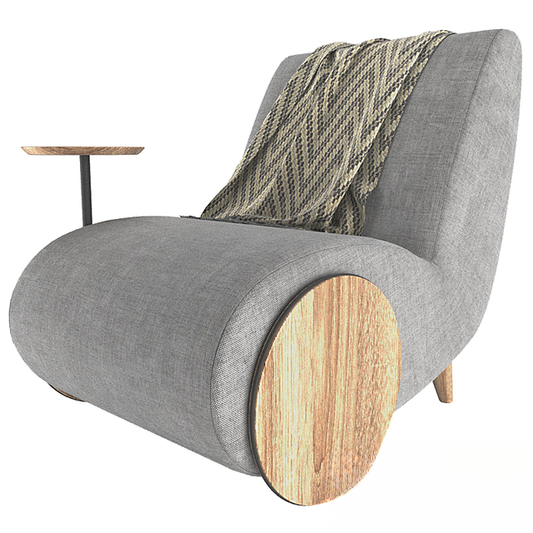 Grey Modern Chair singlesofa