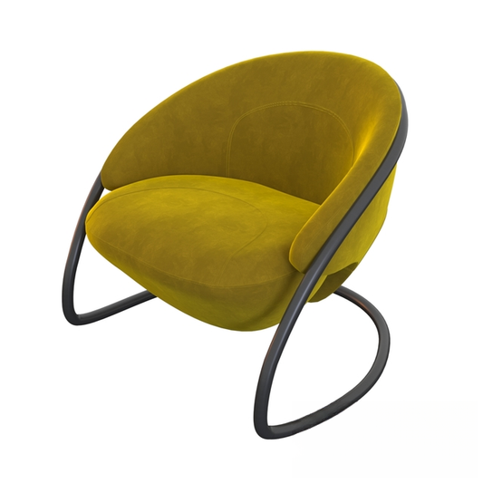 Yellow Modern Chair singlesofa