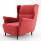 Red Wingback Chair singlesofa