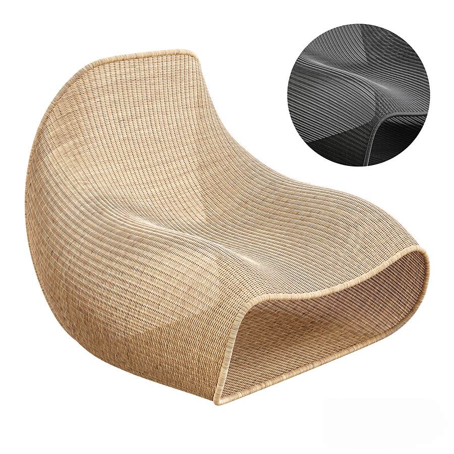 Modern Woven Chair singlesofa