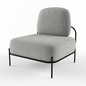Grey Modern Chair singlesofa