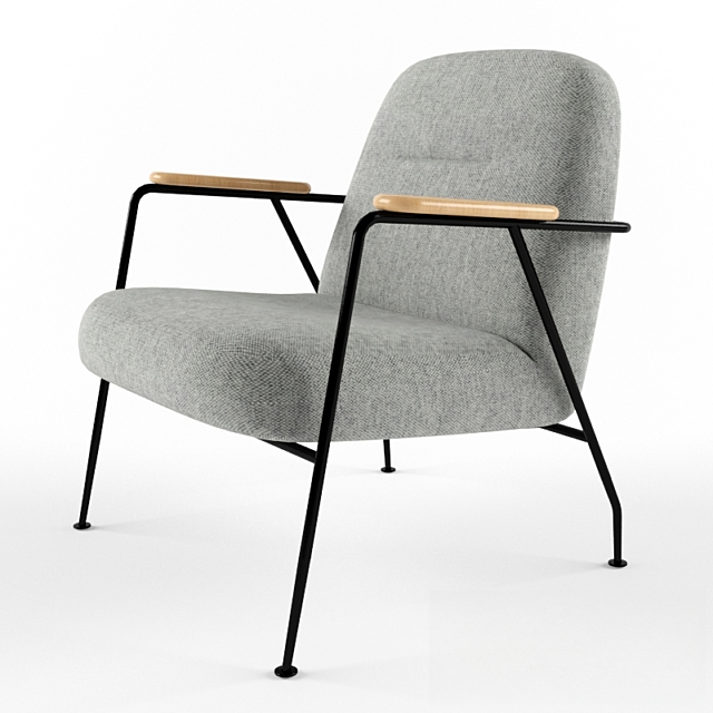 Grey Modern Armchair singlesofa