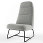 Grey Modern Chair singlesofa